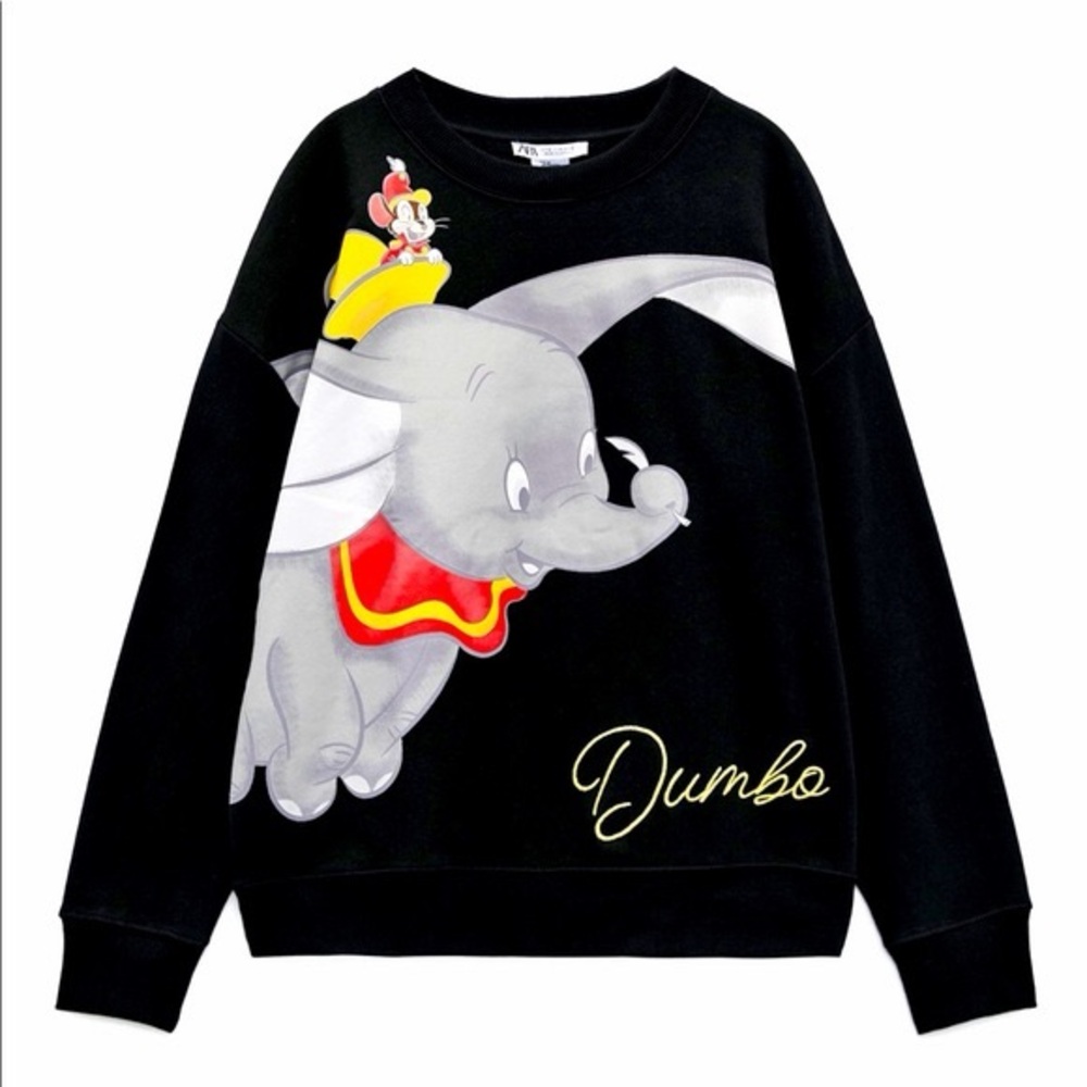 Zara Dumbo Disney Sweatshirt size Large - Picture 1 of 7